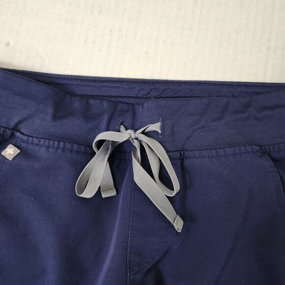 Figs Zamora Joggers‎ Scrub Pants Womens Small Petite SP Blue Uniform Nurse - Picture 4 of 10